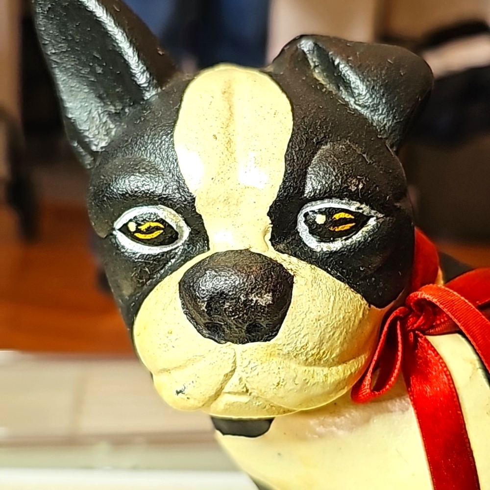 Vintage Boston Terrier Door Stopper - Picture 3 of 3
